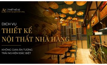 Dịch vụ thiết kế nội thất nhà hàng