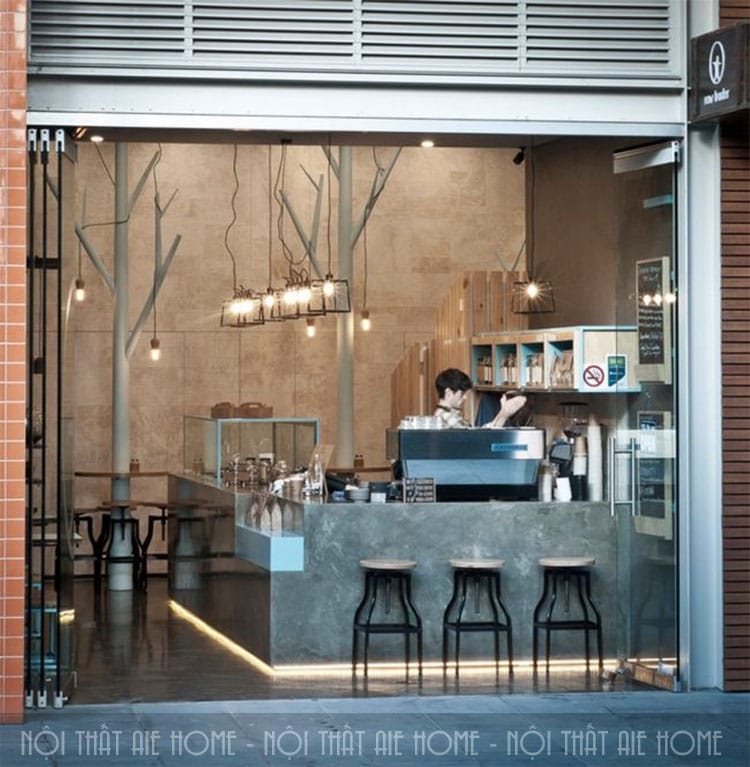 Một số mẫu thiết kế quán cafe nhỏ đẹp tiêu biểu nhất  2