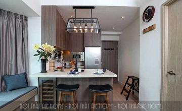 Mẹo thiết kế nội thất phòng khách rộng rãi cho căn hộ chung cư 45m2