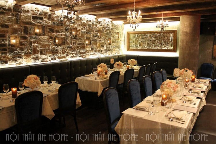 Thiết kế nhà hàng châu Âu