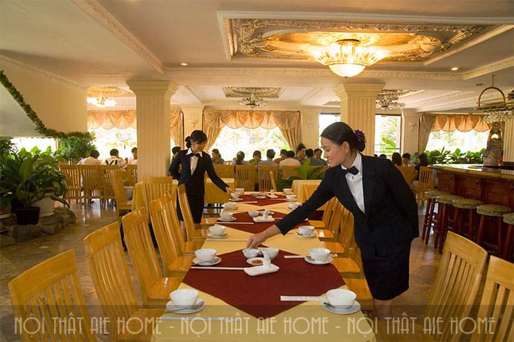 Thiết kế nhà hàng hàng phục vụ theo định suất