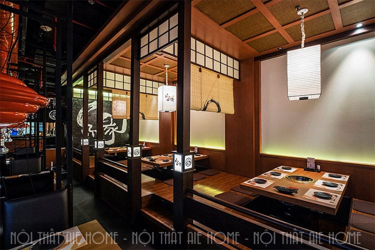 Thiết kế nhà hàng Nhật Bản