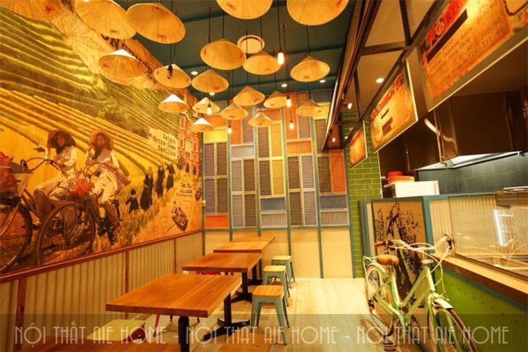 Thiết kế nhà hàng đồng quê