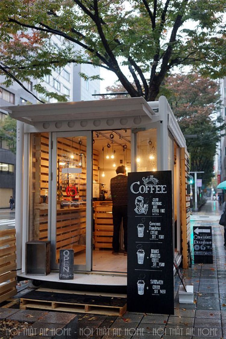 Một số mẫu thiết kế quán cafe nhỏ đẹp tiêu biểu nhất  14