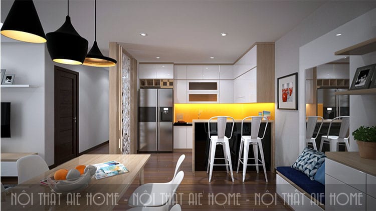 Bật mí 4 mẹo cực hay để thiết kế nội thất phòng bếp nhà ống đẹp