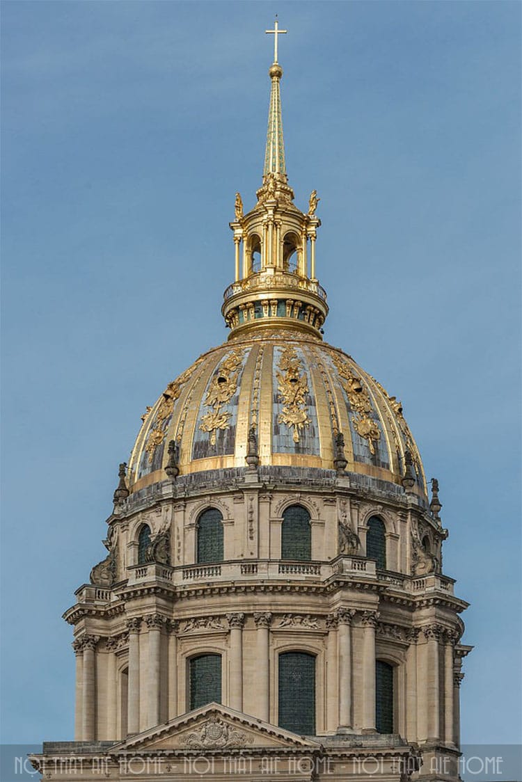 Mái vòm trong thiết kế biệt thự Pháp