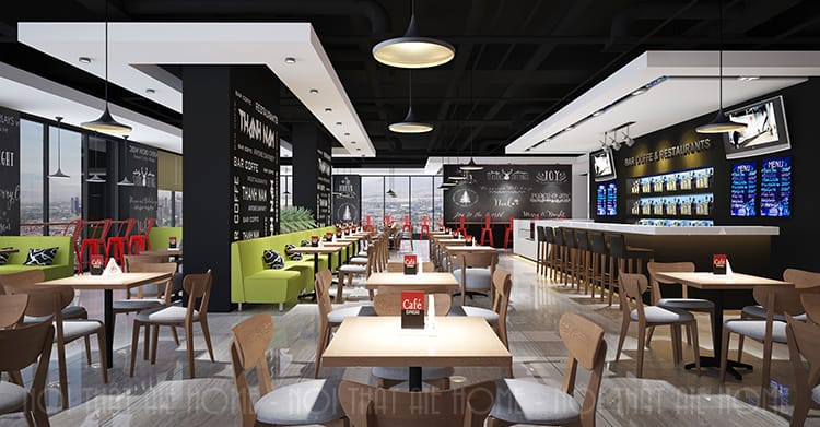 Thiết kế nội thất nhà hàng phong cách Hàn Quốc 