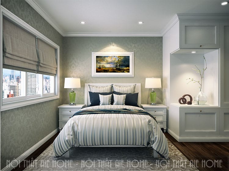 Thiết kế nội thất tân cổ điển - Chị Hoà, VINHOMES phòng ngủ 1
