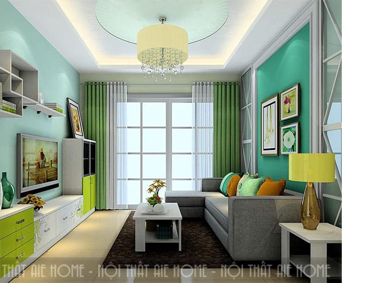 Màu sắc tác động mạnh đến cảm giác về độ rộng và sáng của căn phòng