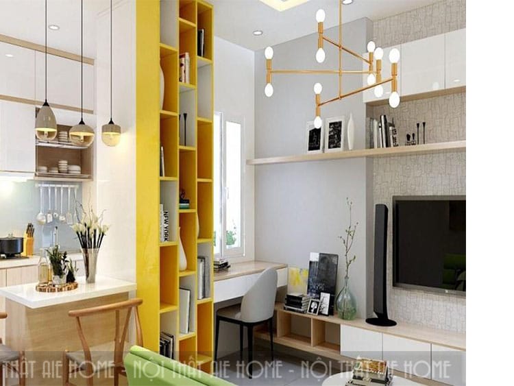 Màu sắc của nội thất nhà chung cư hiện đại sáng tạo và phá cách