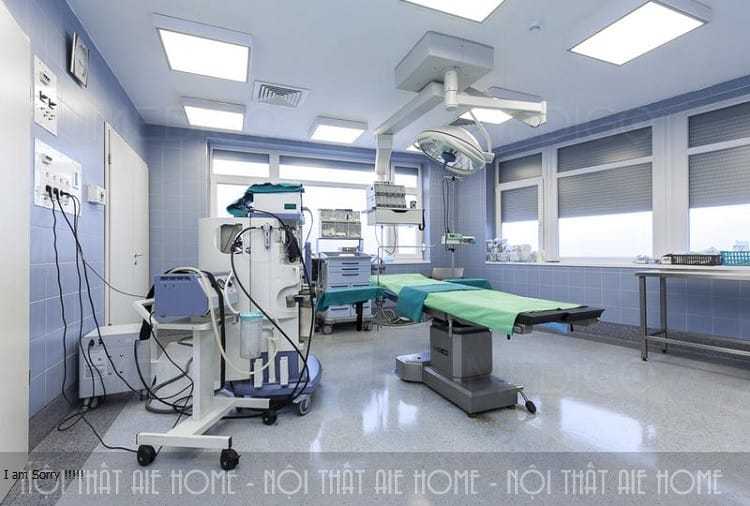 Chiều cao phòng phẫu thuật thẩm mỹ đảm bảo tiêu chuẩn