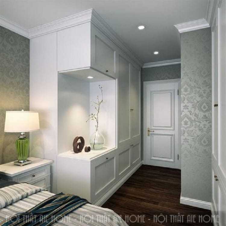 Hoa văn trang trí tinh tế và nhẹ nhàng cho thiết kế phòng ngủ thêm tính thẩm mỹ