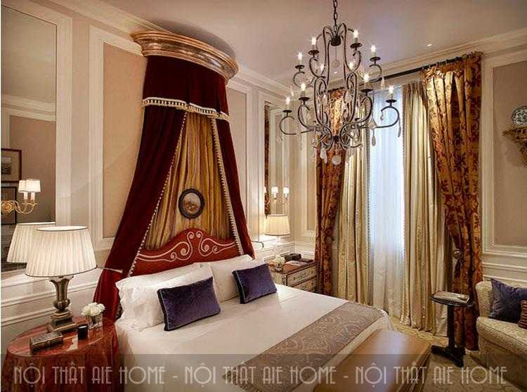Phòng ngủ khách sạn mini theo phong cách Châu Âu