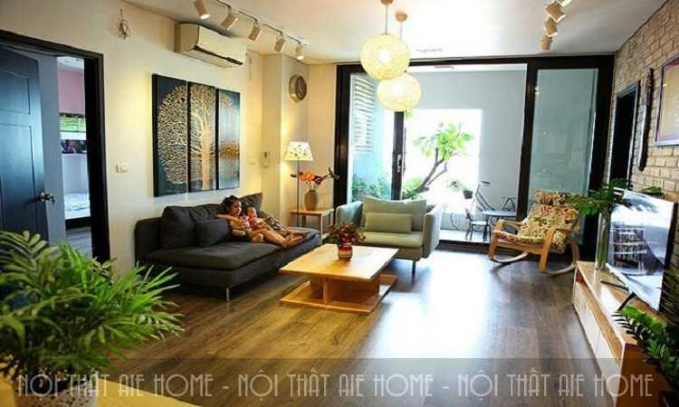 Căn hộ chung cư với thiết kế nội thất “xanh” gần gũi với thiên nhiên