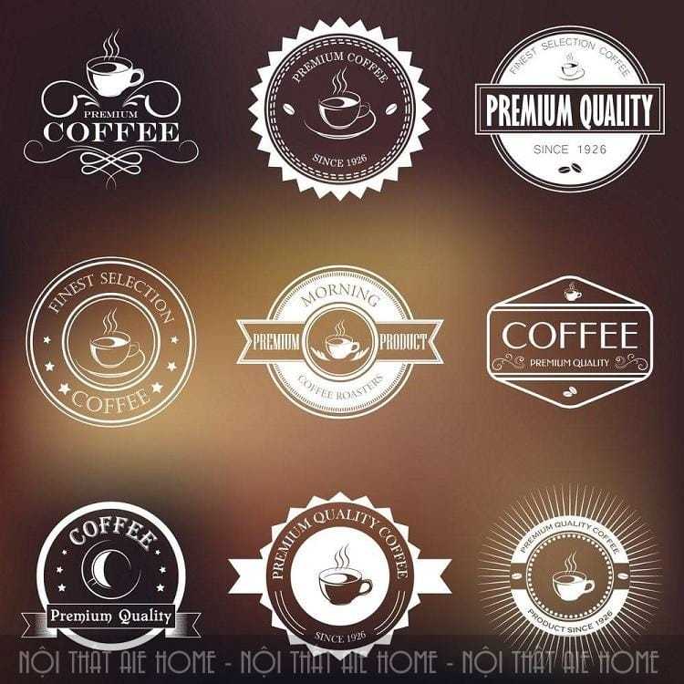 Một số mẫu logo đơn giản nhưng gợi nhớ cho quán cafe