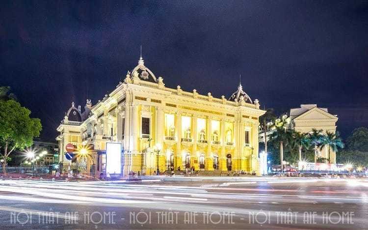 Nhà hát lớn Hà Nội kiến trúc tiêu biểu của phong cách cổ điển Pháp