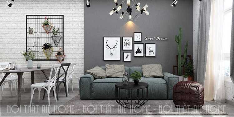 Hình ảnh phòng khách chung cư thiết kế theo phong cách hiện đại độc đáo
