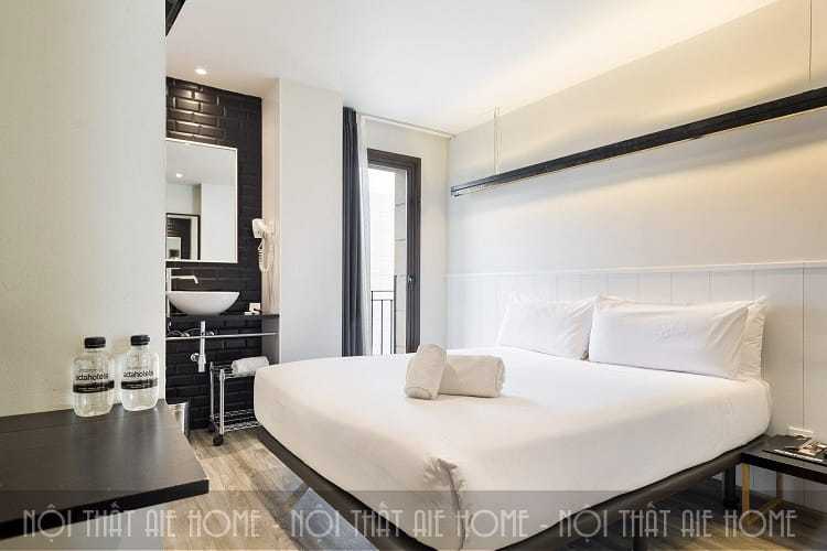 Thiết kế phòng ngủ khách sạn 4 sao theo phong cách hiện đại