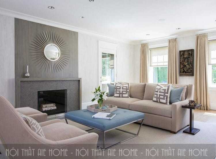 Thiết kế nội thất phòng khách chung cư theo phong cách hiện đại