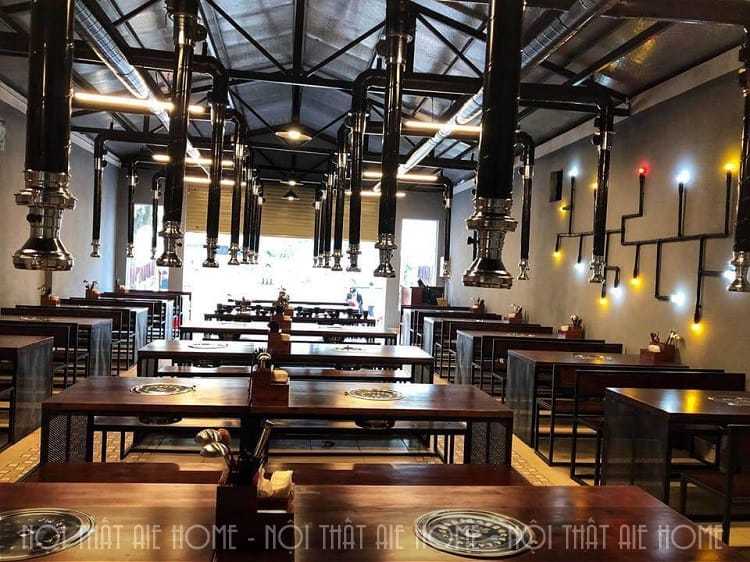 Thiết kế nhà hàng Black Stone