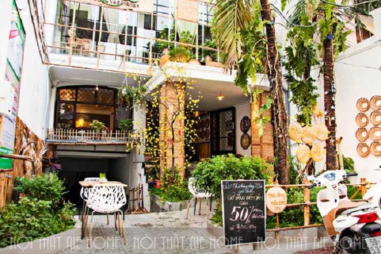 Thiết kế nhà hàng chay 3 Lá