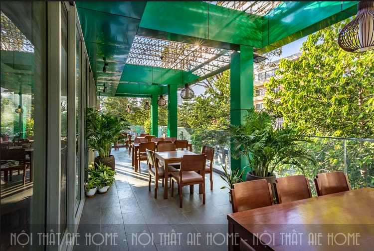 Thiết kế nhà hàng chay Biogarten
