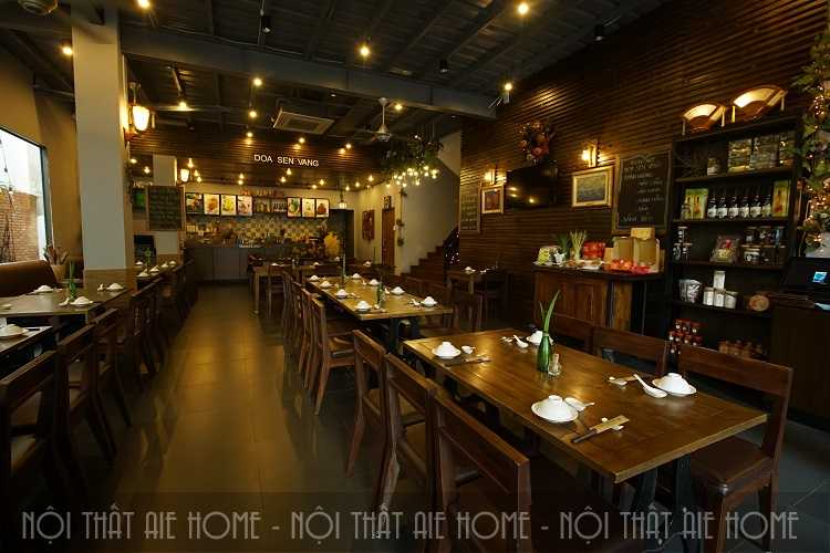 Thiết kế nội thất nhà hàng chay