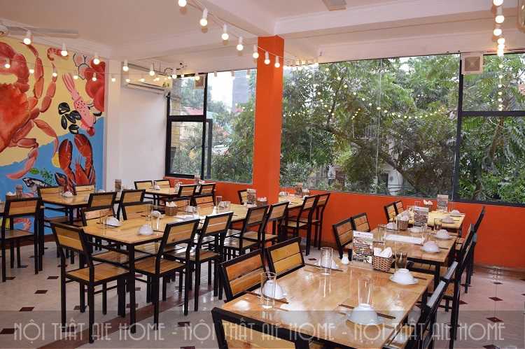 Thiết kế nhà hàng hải sản Tomato