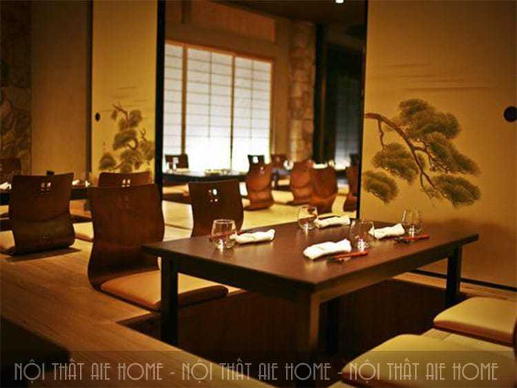 Thiết kế nhà hàng Nhật Bản với sự kết hợp cổ điển và hiện đại