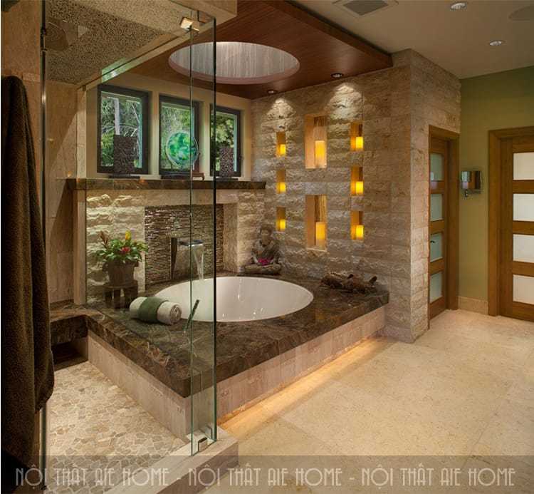 Thiết kế phòng tắm spa độc đáo và sang trọng