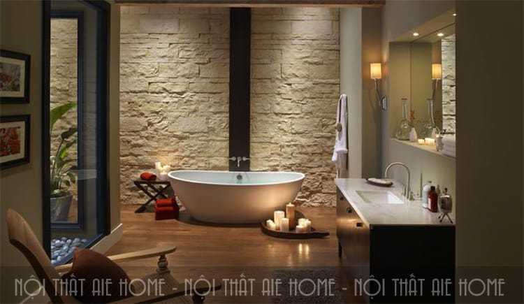 Thiết kế phòng tắm spa mang phong cách trẻ trung, màu sắc nhẹ nhàng dễ chịu