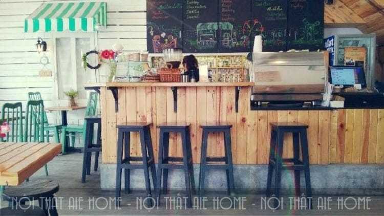 Cafe take away thường có thiết kế đơn giản