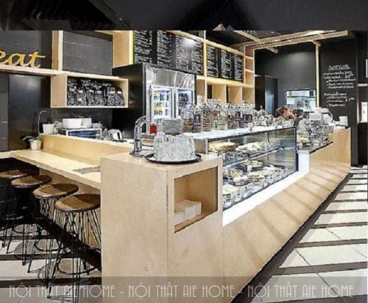  5 mẫu thiết kế quầy bar quán cafe ghi điểm trong mắt khách hàng