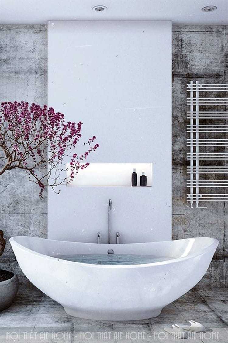 Màu sơn phong cách trong thiết kế spa tại nhà