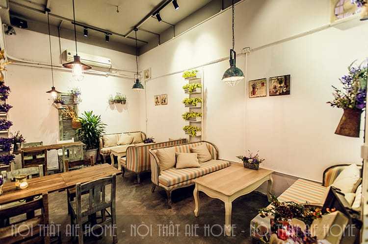 Nội thất của Ý tưởng thiết kế quán cafe phục vụ khách hàng trung lưu