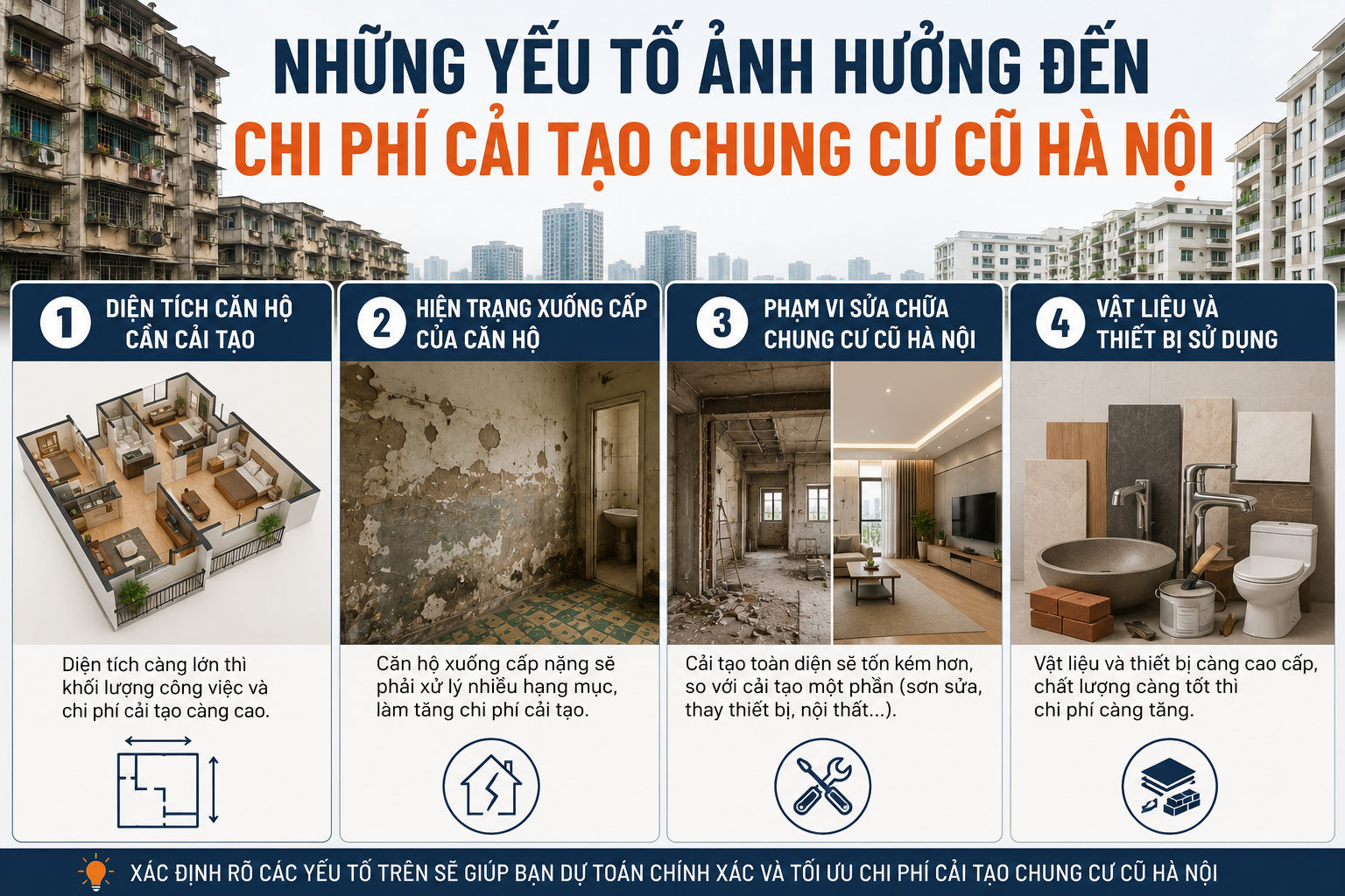 Cai tạo chung cư cũ hà nội