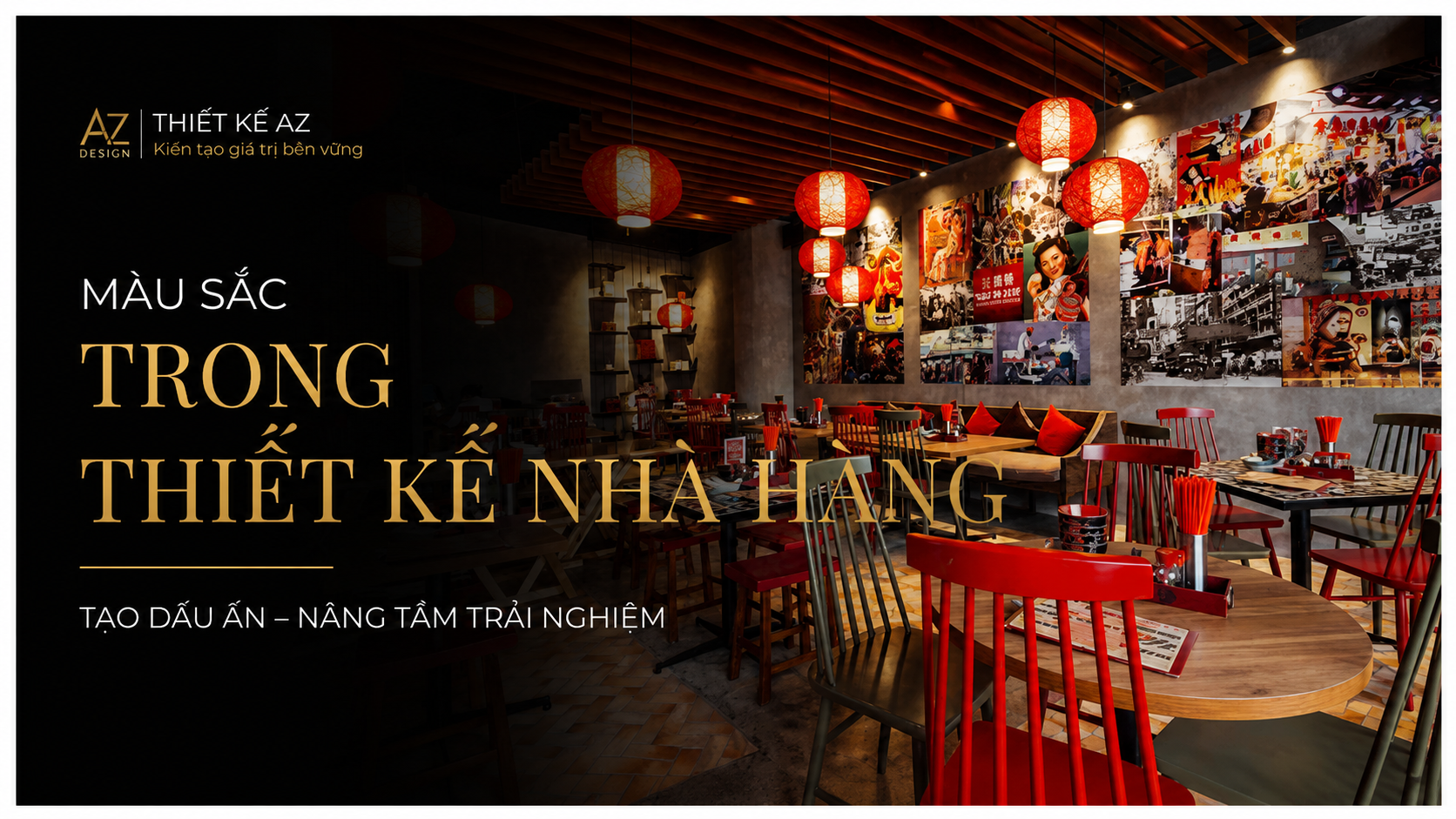 Màu sắc trong thiết kế nhà hàng: Những điều có thể bạn chưa biết