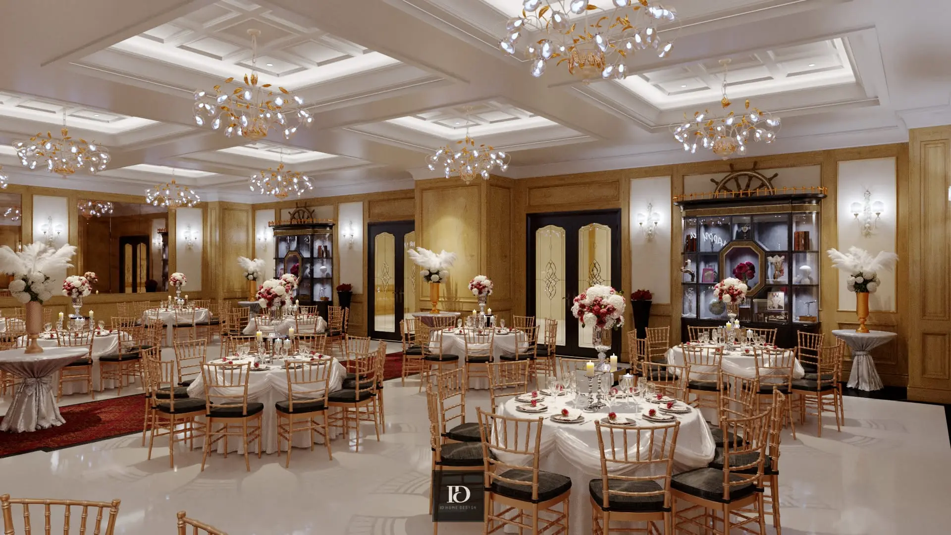Sảnh tiệc cưới hoành tráng, đẹp