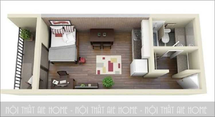 Thiết kế thi công nội thất chung cư trọn gói căn 2 ngủ 65m2 tuyệt đẹp