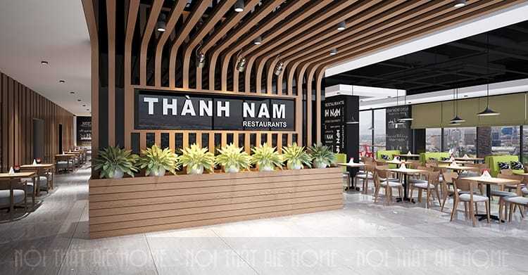 Thiết kế nội thất nhà hàng Thành Nam - Dương Nội 