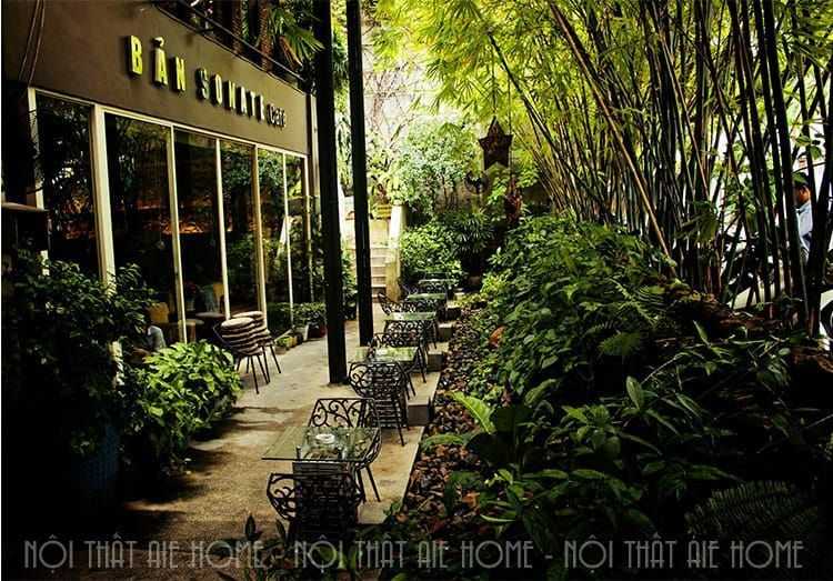 Tư vấn thiết kế quán cafe sân vườn nhỏ đẹp giữa lòng thành phố