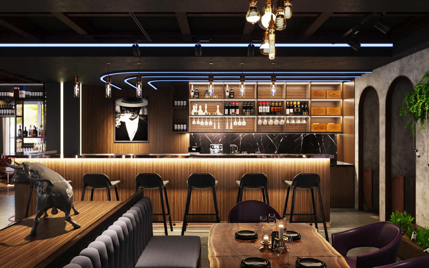 Nhà hàng bar, beer, cigar HUGO - Đức